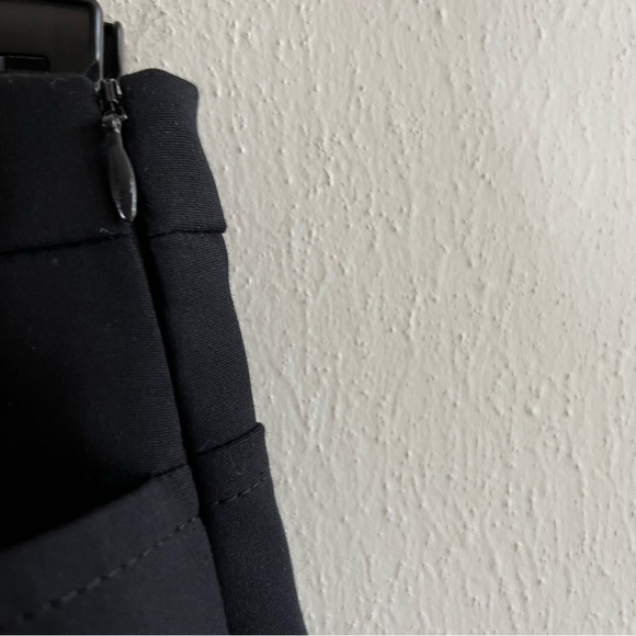 Akris Punto Pants Franca Techno Cotton Pants in Black High Rise Sz US 10 EUC - Picture 7 of 16